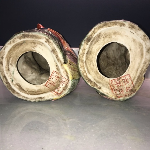 VTG XL Chinoiserie Birds - Picture 8 of 10